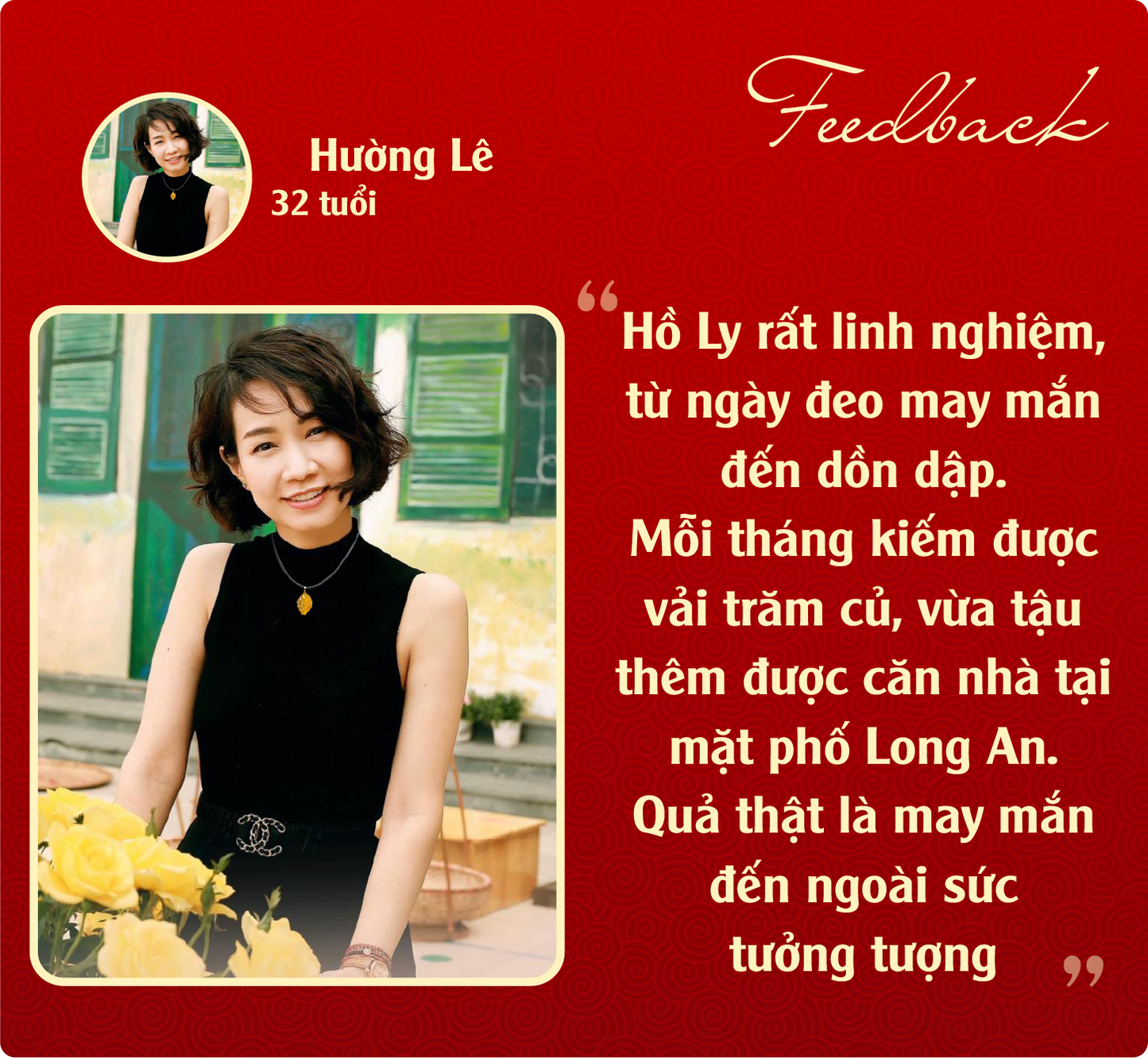 VÒNG CỔ HỒ LY CHÚA MAY MẮN