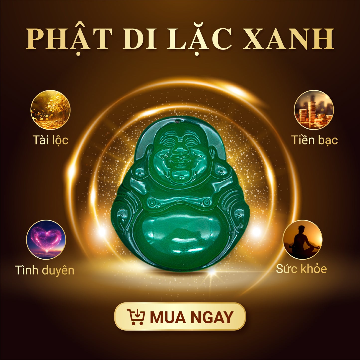 PHẬT DI LẶC XANH