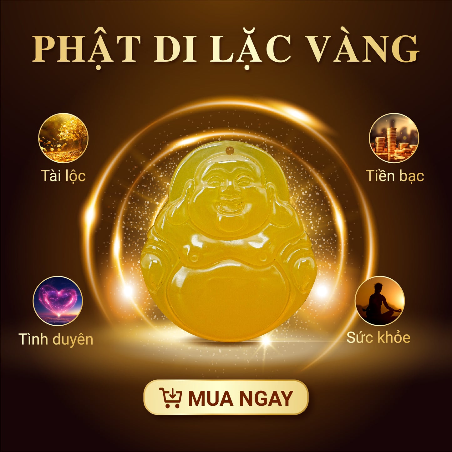 PHẬT DI LẶC VÀNG